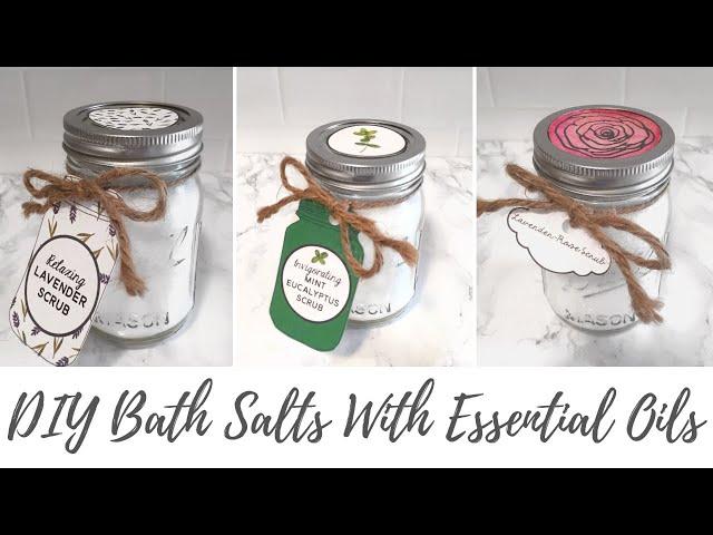 DIY Bath Salts With Essential Oils | 3 Easy Recipes