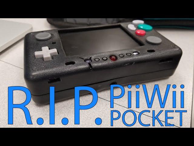 PiiWii Pocket Update: It melted. Explanation and Autopsy