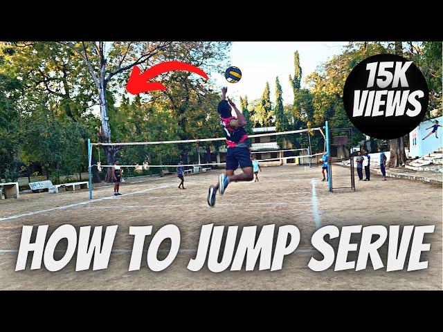 Jump  serve a  Volleyball | VOLLEYBALL SERVE || #abvolleyball #volleyball #spike #serve #fingerpass