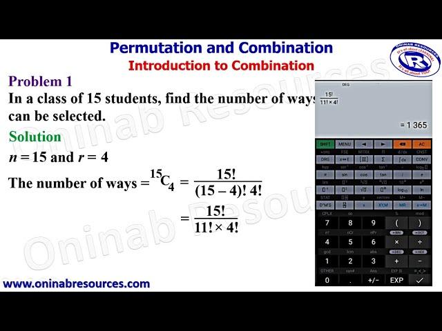 Introduction to Combination