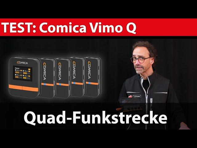 Test: Comica Vimo Q – günstige Funkstrecke mit vier Sendern