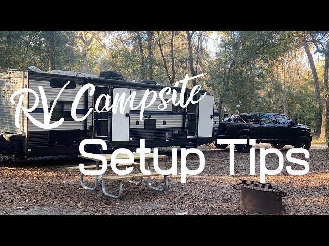 RV Campsite Setup Tips ️