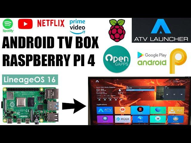 Raspberry Pi 4:  Smart Android TV Box