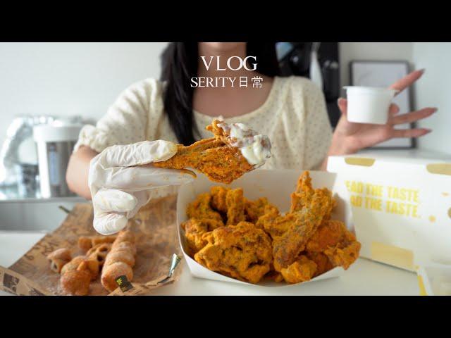 SUB•VLOG Living Alone Diaries, Making corn cream gnocchi and blueberry cream cheese, mini unboxing