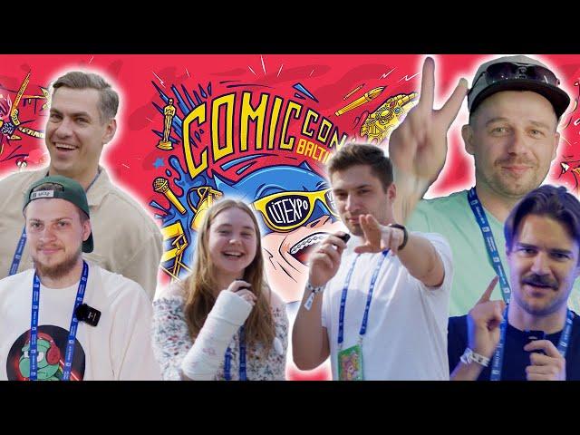 Comic Con Part 3 || Trečioji Diena || Justinas Jankevičius | Paul DeMiko | Cyanide & Happiness