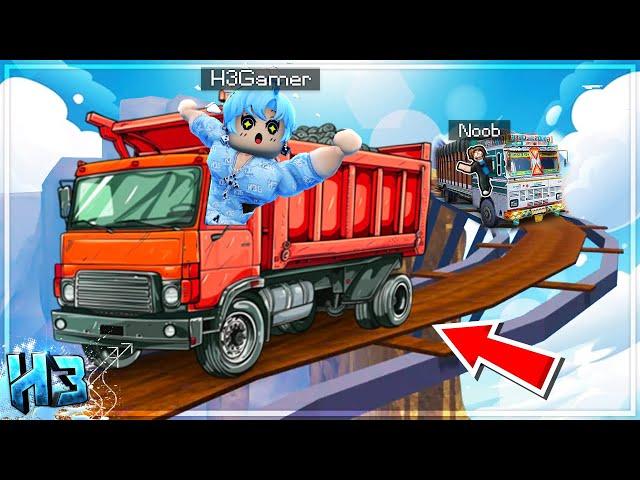 Mình Lái Xe Tải NGUY HIỂM NHẤT?? XE TẢI LEO ĐÈO 10.000 MÉT Trong Dangerous Truck Driving | Roblox