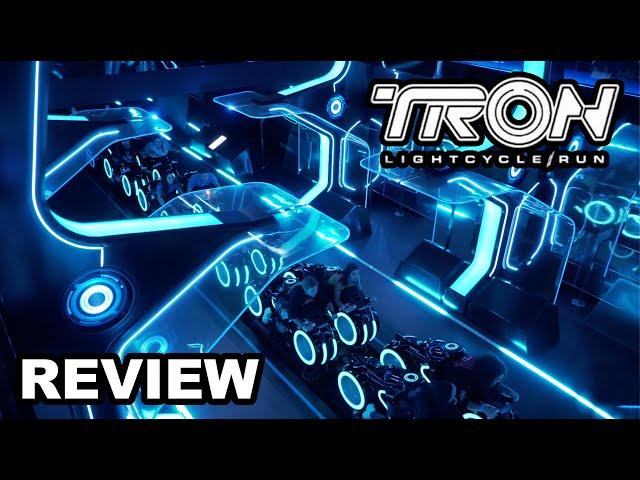 Tron Lightcycle Run Review Magic Kingdom New for 2023 Walt Disney World Roller Coaster