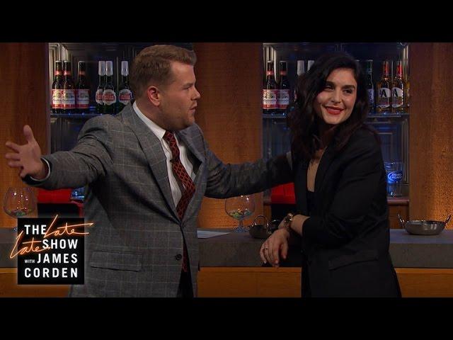 Jessie Ware Chats with James at the Bar