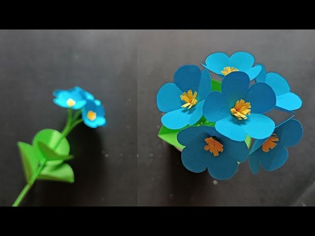 How to Make Begonia Flowers From Paper Origami || DIY Begonia Paper Flower