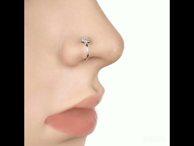 trending  nose rings design ideas