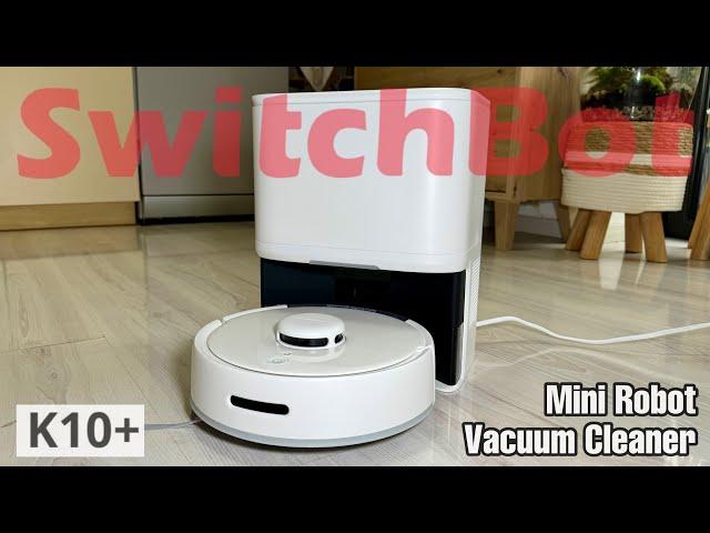 SwitchBot Mini Robot Vacuum K10+ ( The world's smallest robot vacuum )