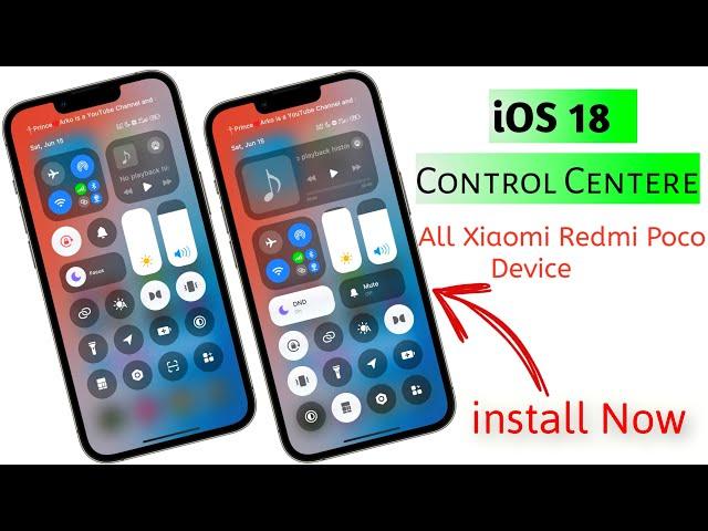  ios 18 Control Centre  Here For All Xiaomi Redmi Poco Devices|How to install|Part-6