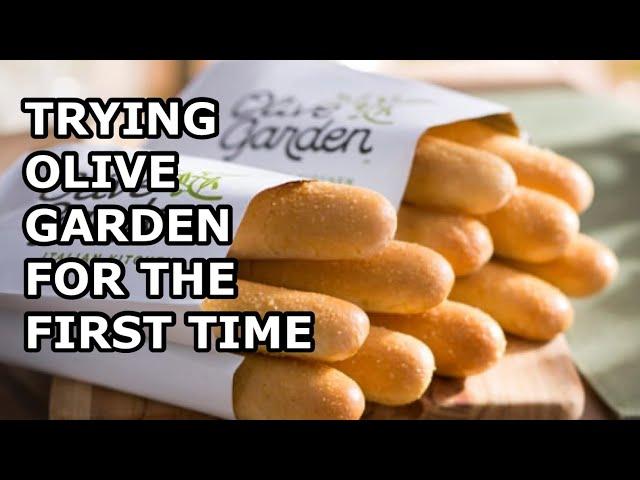 Trying OLIVE GARDEN for the FIRST TIME! *Breadsticks*