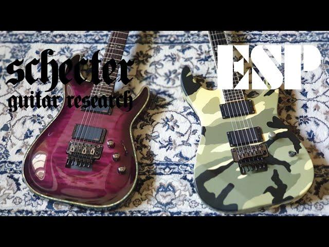 ESP M-II NT Urban Camo vs Schecter Hellraiser C-1 FR