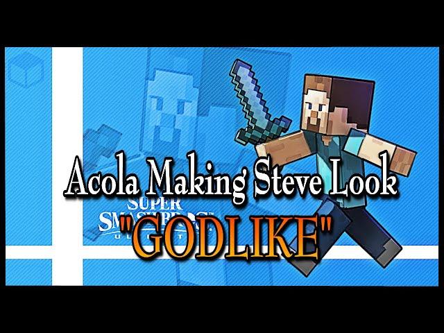 ACOLA MAKING STEVE LOOK "GODLIKE"