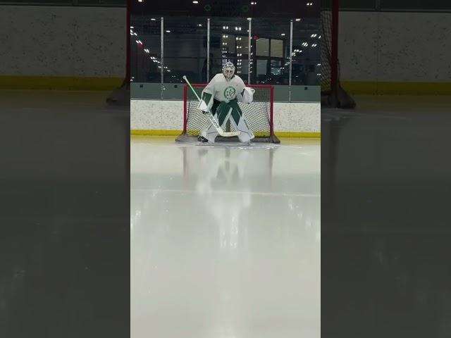 Jake Oettinger Off Season Training with @NLGoaltending #goaliecoaches #goaliedrills