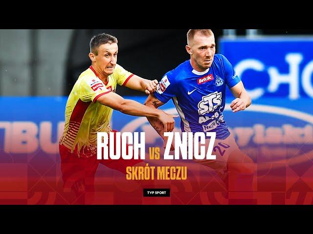 1. LIGA: RUCH CHORZÓW - ZNICZ PRUSZKÓW, TYLKO REMIS FAWORYTA | SKRÓT | SEZON 2024/25