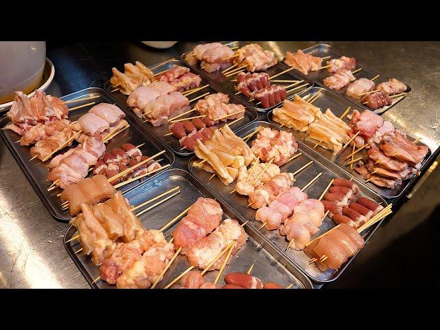 21 types of chicken skewers, the only one in Korea