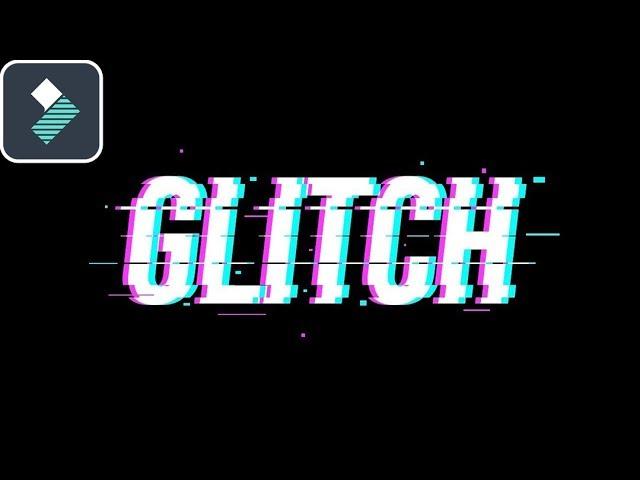 Create GLITCH Text Effect in Filmora 9 Tutorial