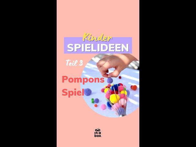 Kinder Spielideen Teil 3: Pompons Spiel | inabox.de