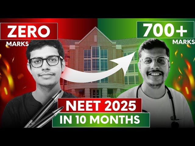 Complete 1 Year Strategy and Study Planner For NEET 2025 With Daily Targets | 700+ Marks Guaranteed