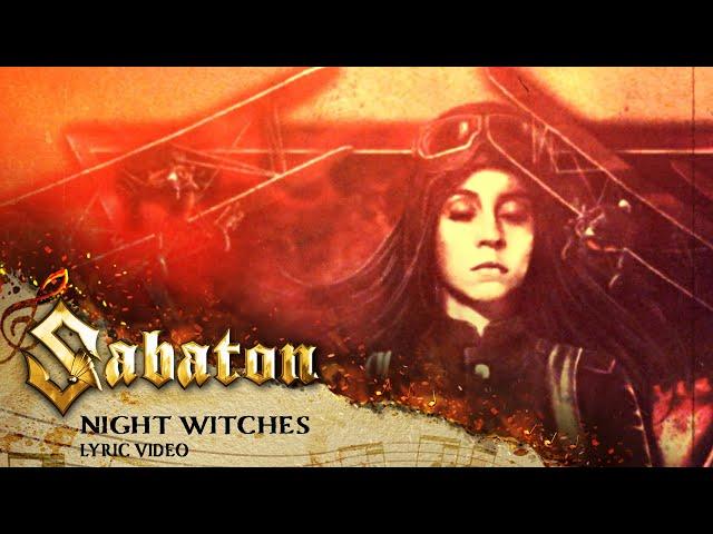 SABATON - Night Witches (Official Lyric Video)