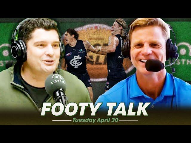 Roo & Joey | Is Carlton's Model Sustainable? Scrap The Draw, Who's In Your Top 8 | Footy Talk AFL