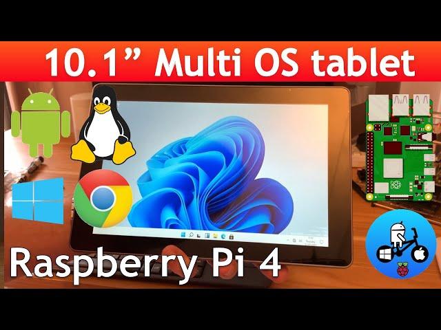 Raspad 3. One Tablet, Multiple Operating systems. Windows 11, Linux, Android & ChromeOS