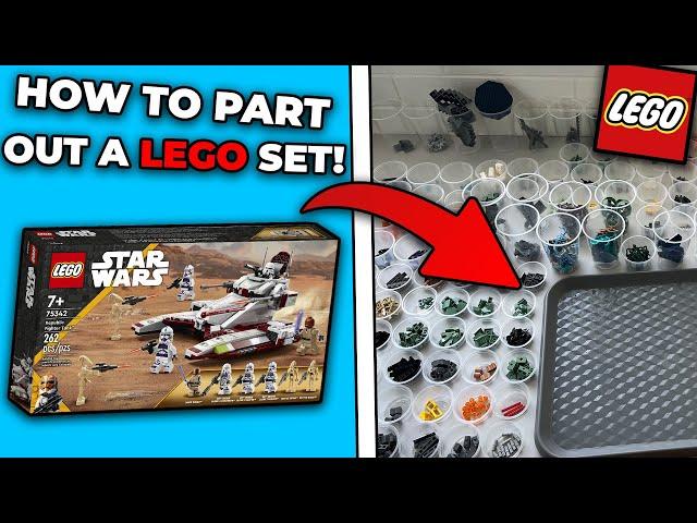 How To Part Out A Lego Set On BrickLink