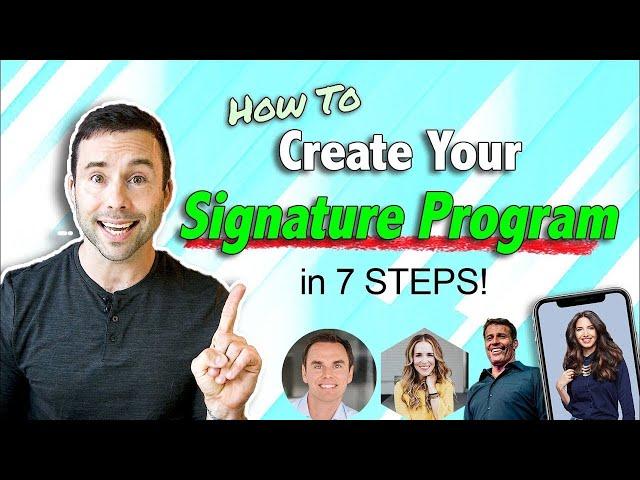 How to Create your Signature Coaching Program | Step-by-Step TUTORIAL