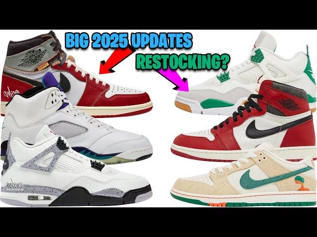 MAJOR 2025 AIR JORDAN RELEASE DATES UPDATE, NEW UNION LA JORDAN 1, SNKRS DAY 2024 RESTOCK? + MORE