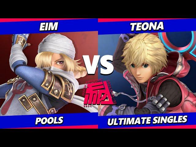 Smash Awesome - Eim (Sheik) Vs. Teona (Shulk) Smash Ultimate - SSBU