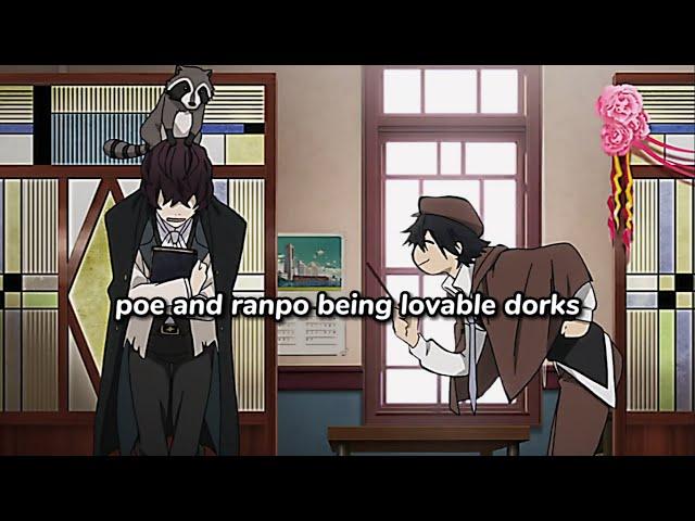 poe and ranpo being lovable dorks (ranpoe)