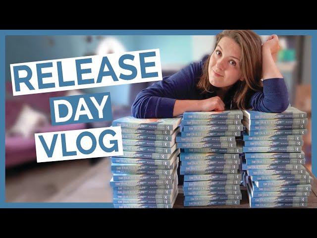 Packaging 50 Copies of My Book!  RELEASE DAY VLOG