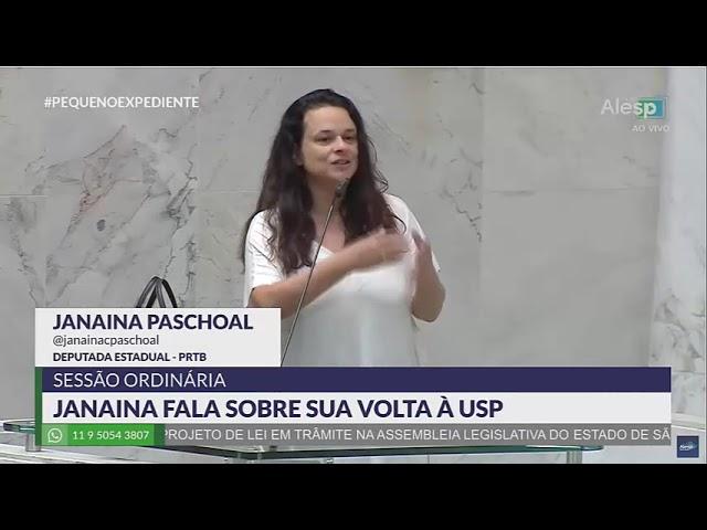 Janaina Paschoal: Voltar a ministrar aulas na USP não é só meu direito, é minha obrigação!