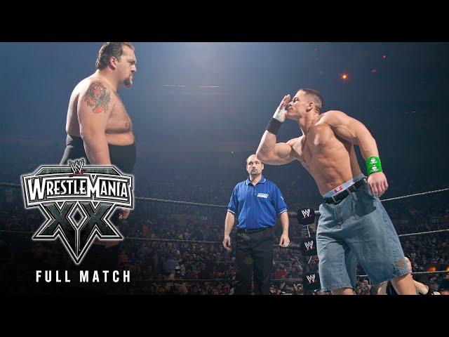 FULL MATCH — Big Show vs. John Cena — U.S. Title Match: WrestleMania XX