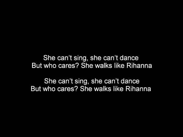 The Wanted - Walks Like Rihanna - Lyrics