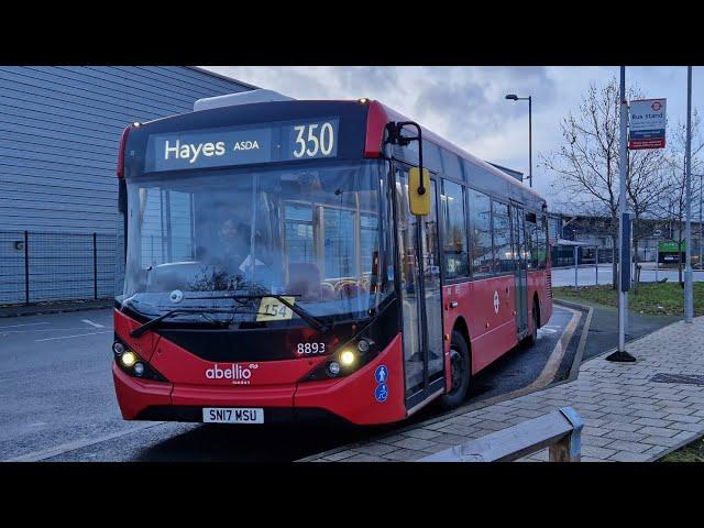 FRV | LONDON BUS 350 HEATHROW  TERMINAL 5 - HAYES ASDA (SN17MSU) 8893