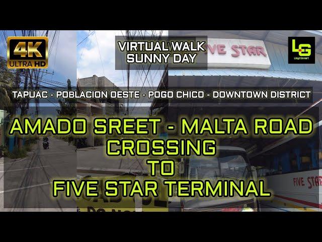 VIRTUAL WALK | AMADO ST - MALTA RD TO FIVE STAR TERMINAL | DAGUPAN CITY, PANGASINAN PHILIPPINES