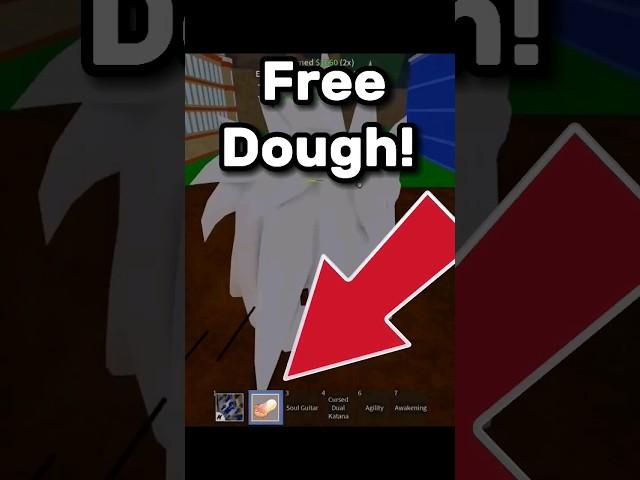 HOW TO GET A FREE DOUGH In Blox Fruits!! #bloxfruits #shorts