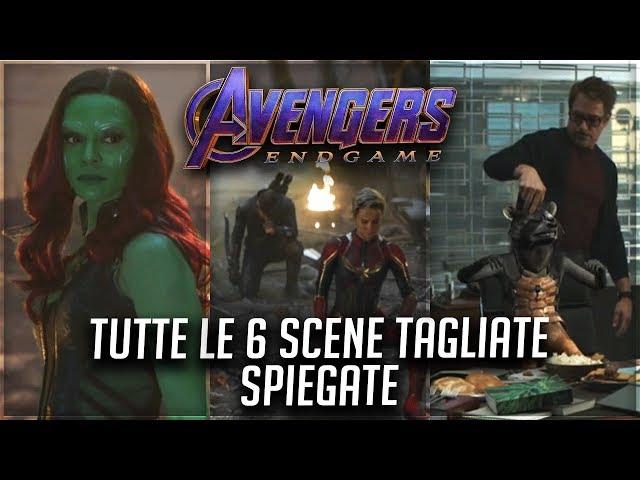 Avengers: Endgame | TUTTE le 6 SCENE TAGLIATE SPIEGATE