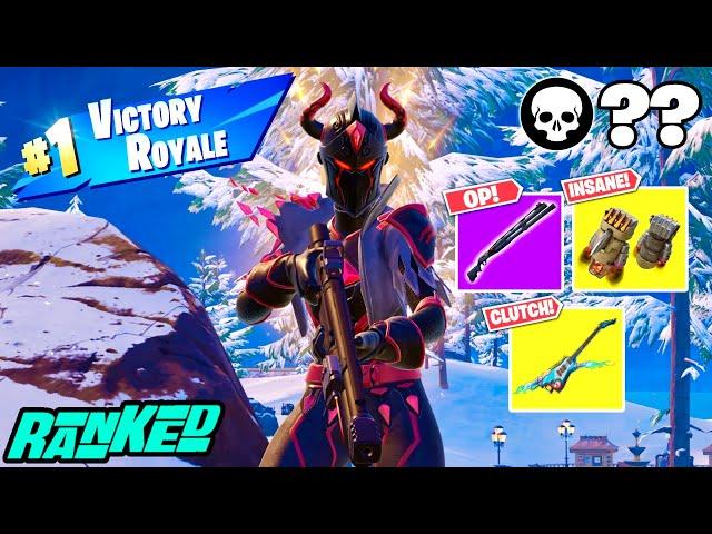 *INSANE* MOVEMENT! SOLO Zero Build RANK WIN! (Fortnite Chapter 5, Season 3)