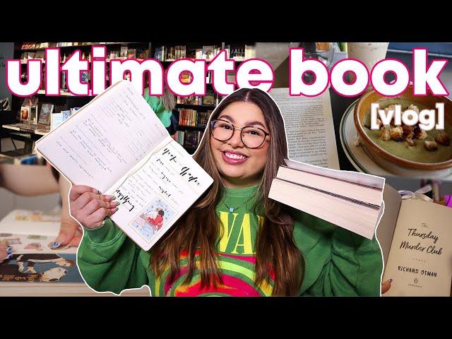 THE ULTIMATE BOOK VIDEO  book shopping, journaling, mood reading, & opening bookish mail!