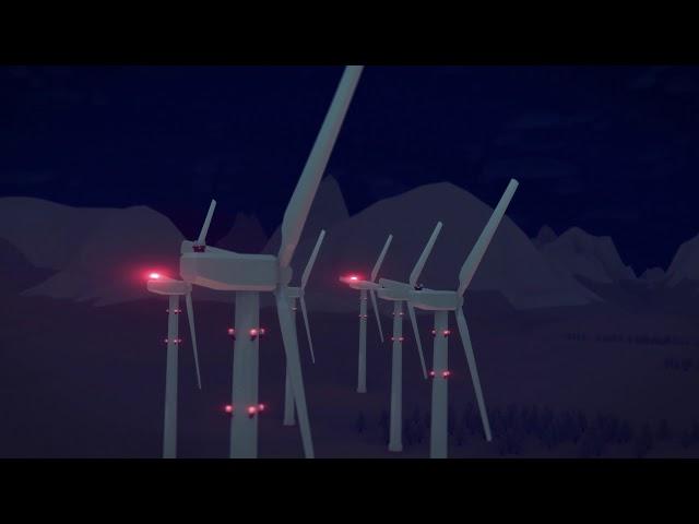 Aircraft Detection Lighting System for Wind Farms