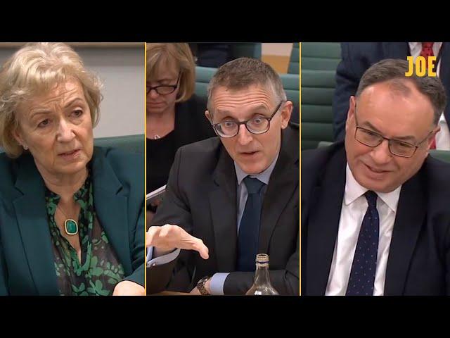 Bank of England boss squirms over bonuses in failing banks at Select Committee