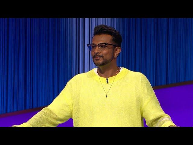 Sneak: Utkarsh Ambudkar Was Inspired by Rosie Perez - Celebrity Jeopardy!