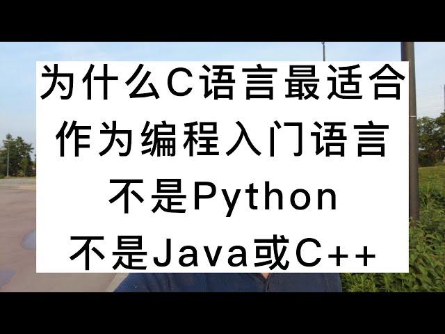 为什么说C语言最适合作为编程入门语言，不是Python，不是Java或C++？