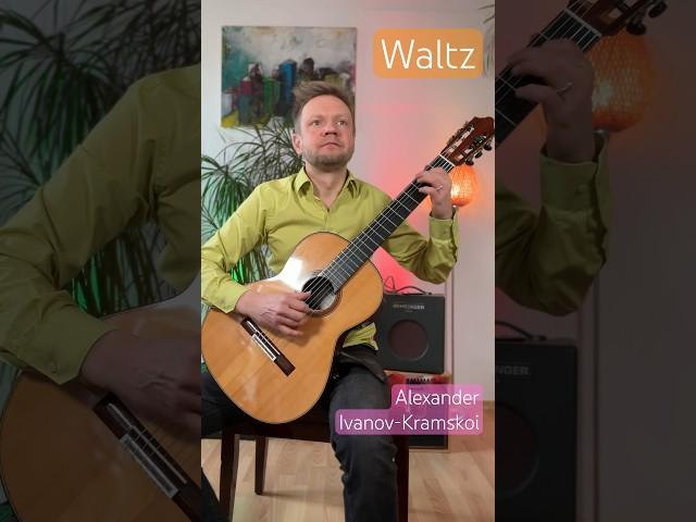 Waltz by Alexander Ivanov-Kramskoi. #guitarmusic #classicalguitar #nevergiveup #newday #power