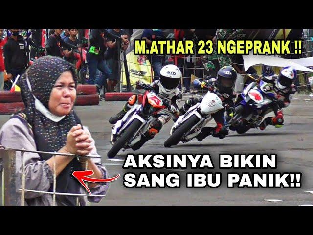 AKSI ANAK AJAIB M.ATHAR 23 BIKIN PANIK & SURPRISE SANG IBU‼️BEBEK 4T 150cc ECU STD 14THN