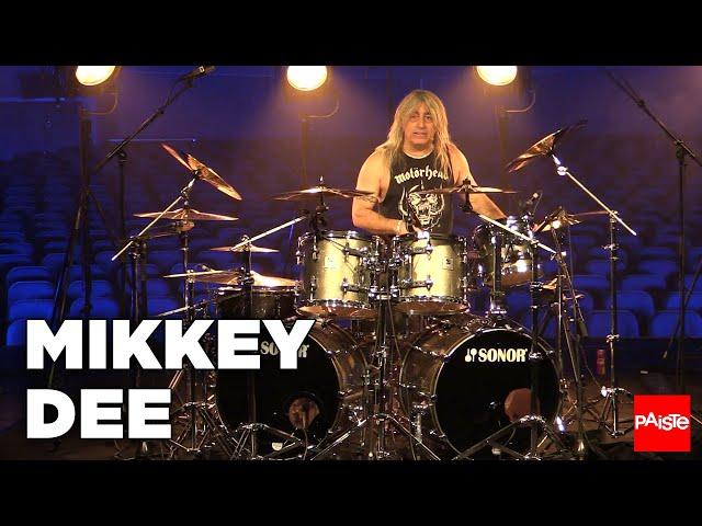 PAISTE CYMBALS - Mikkey Dee (Cymbal Run Down & "Sacrifice" by Motörhead)